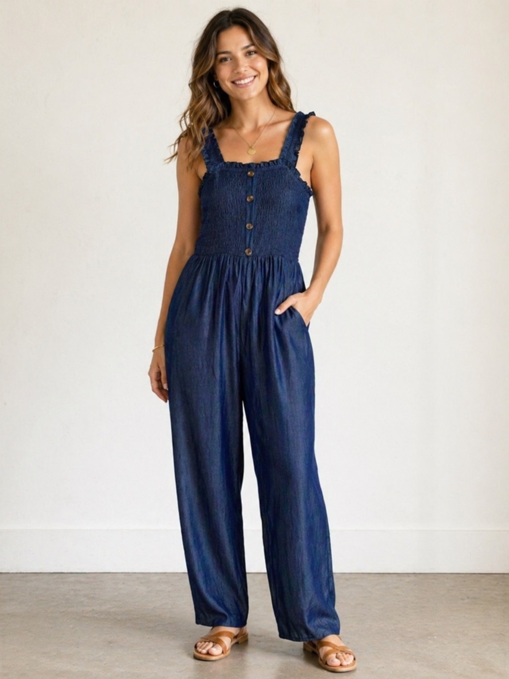 Chambray Jumpsuit